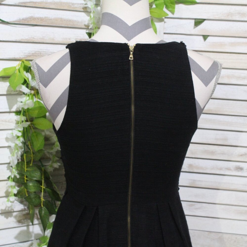 loft sleeveless A-line mini black dress (37) - Picture 9 of 15